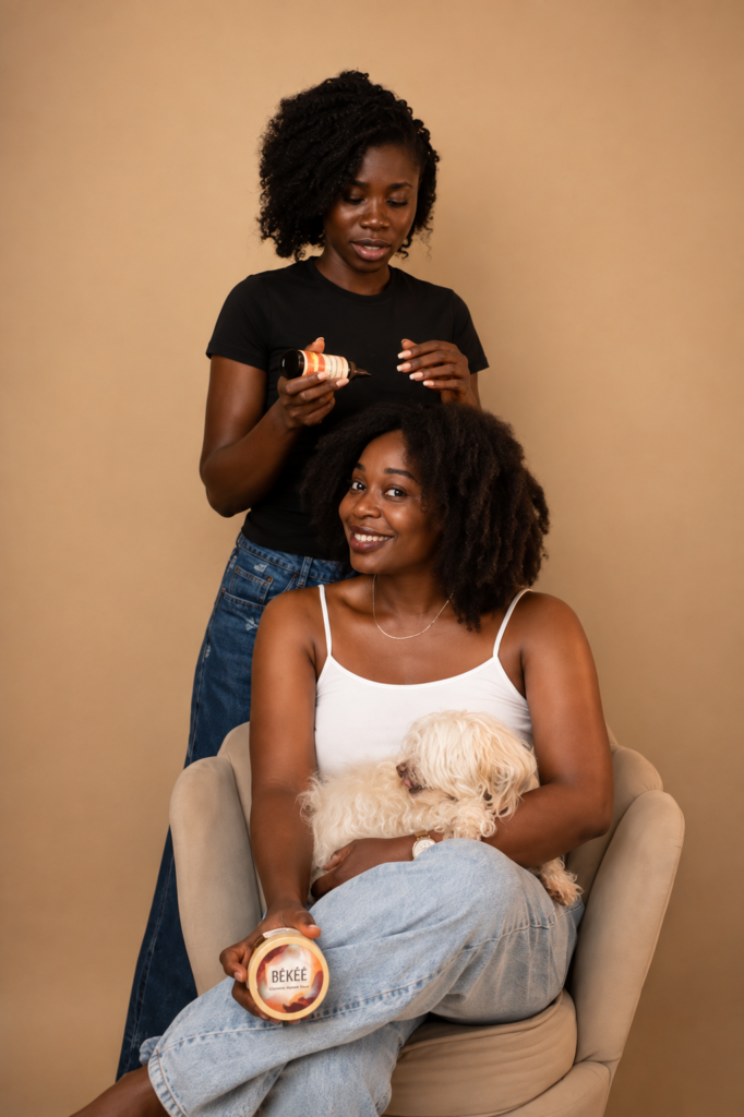 Békéè Ayurvedic Hair Oil Application